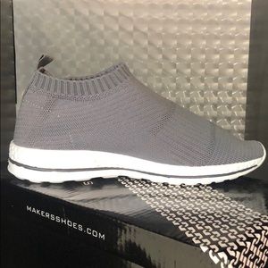 Makers Sport Gray Fashion Sneakers Flats